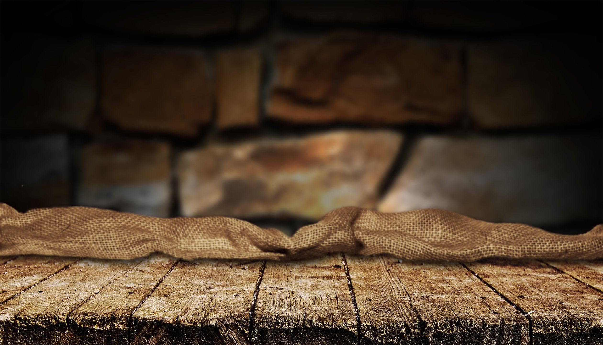 Empty table background