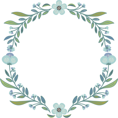 Floral Wreath Icon     